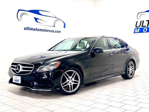 2016 Mercedes-Benz E-Class for sale at ULTIMATE MOTORS in Midlothian VA