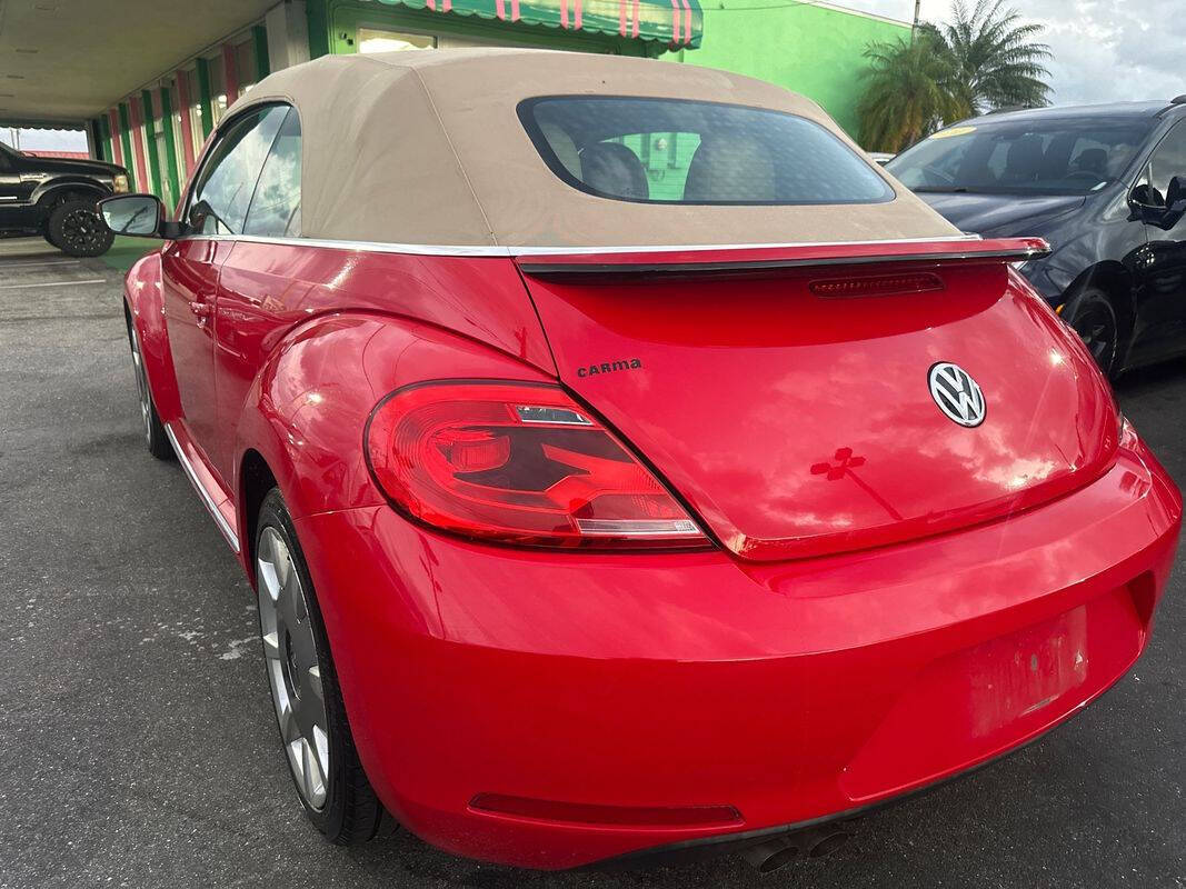 2013 Volkswagen Beetle Convertible for sale at Tropical Auto Sales in North Palm Beach, FL