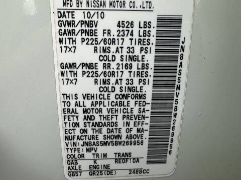 2011 Nissan Rogue SV