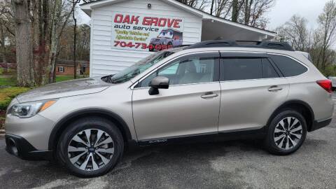 2015 Subaru Outback for sale at Oak Grove Auto Sales in Kings Mountain NC