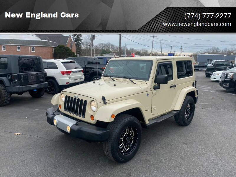 2011 Jeep Wrangler for sale at New England Cars in Attleboro MA