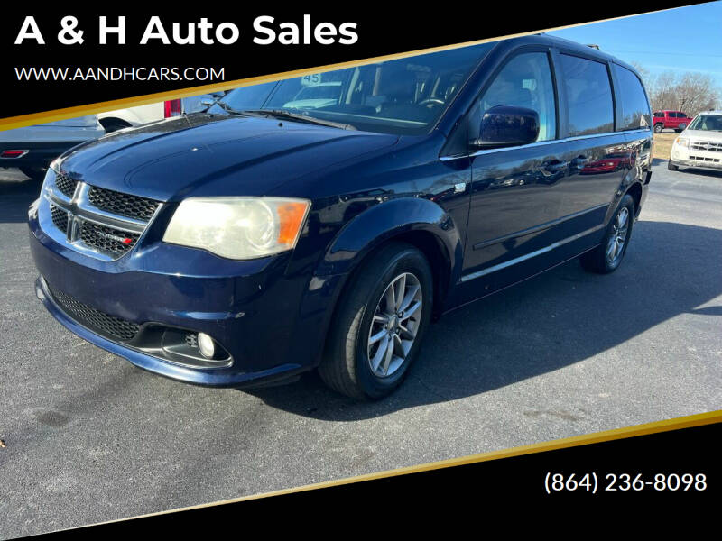 2014 Dodge Grand Caravan for sale at A & H Auto Sales in Greenville SC