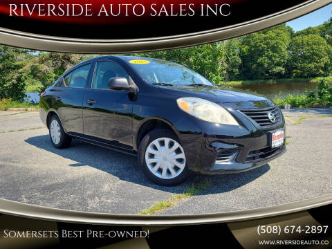 2014 Nissan Versa for sale at RIVERSIDE AUTO SALES INC in Somerset MA