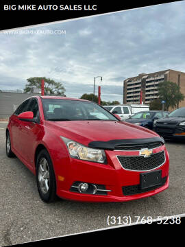 2012 Chevrolet Cruze for sale at BIG MIKE AUTO SALES LLC in Lincoln Park MI