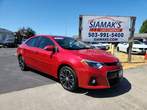 2014 Toyota Corolla for sale at Siamak's Car Company llc in Woodburn OR