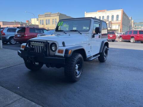 2003 Jeep Wrangler for sale at Aberdeen Auto Sales in Aberdeen WA
