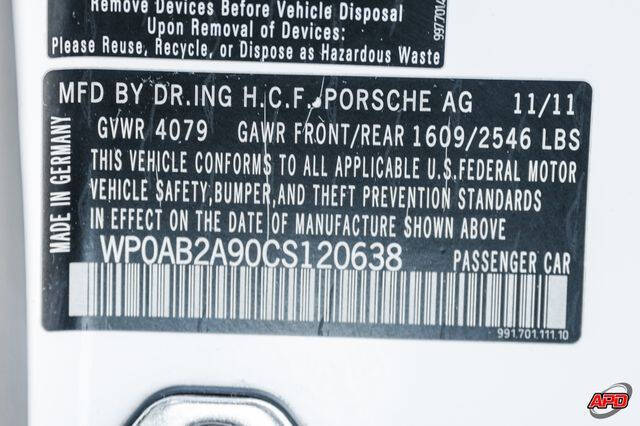 2012 Porsche 911 Carrera S