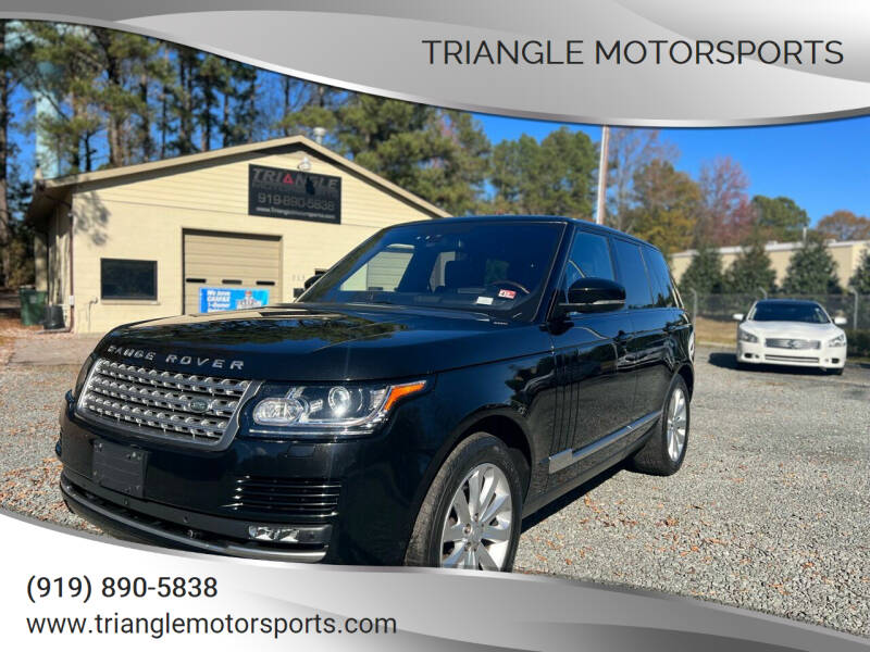 2016 Land Rover Range Rover for sale at Triangle Motorsports in Cary NC