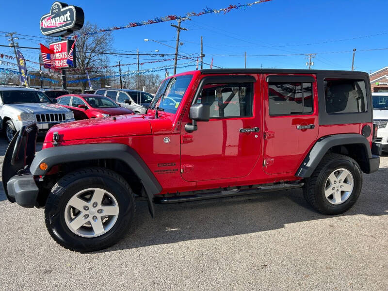 2014 Jeep Wrangler Unlimited for sale at Newport Auto Exchange in Youngstown OH