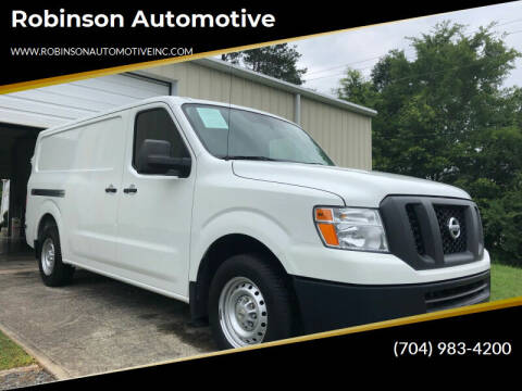 2015 Nissan NV Cargo for sale at Robinson Automotive in Albemarle NC