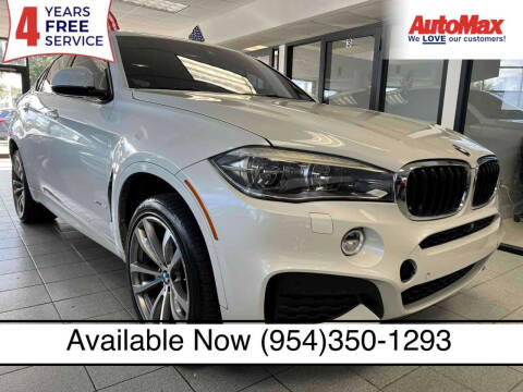 2015 BMW X6 for sale at Auto Max in Hollywood FL