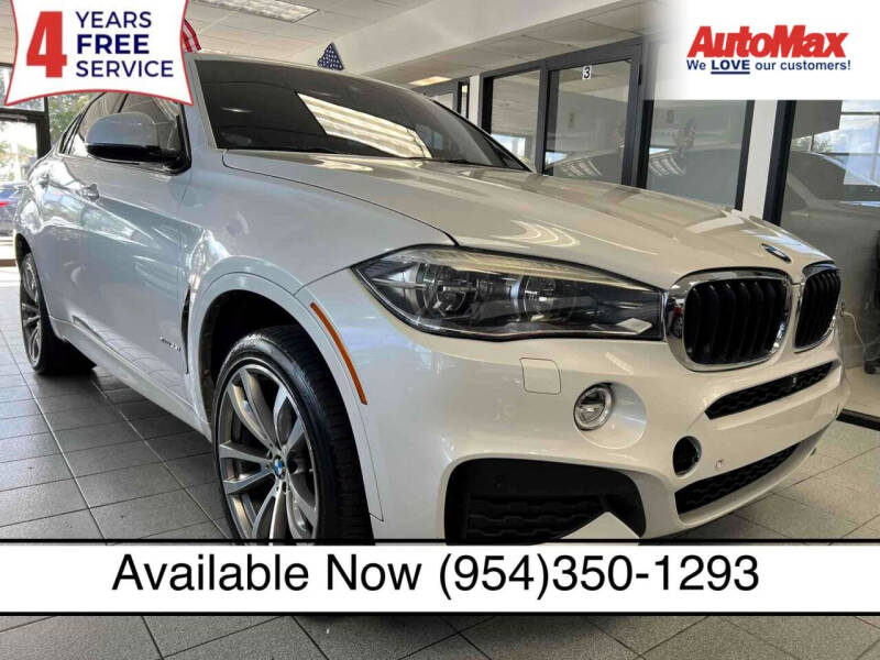 2015 BMW X6 for sale at Auto Max in Hollywood FL