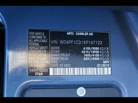 2019 Mercedes-Benz Sprinter