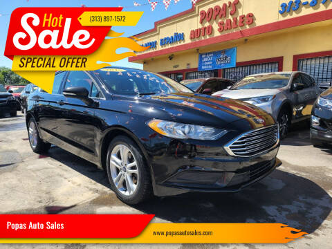 2018 Ford Fusion for sale at Popas Auto Sales in Detroit MI