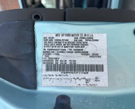 2002 Ford Thunderbird Deluxe