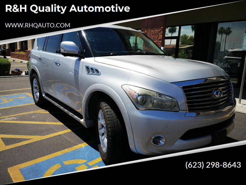 2013 Infiniti QX56 for sale at R&H Quality Automotive in Avondale AZ