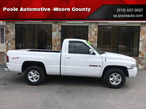 1997 Dodge Ram 1500 for sale at Poole Automotive in Laurinburg NC