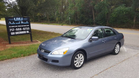 2007 Honda Accord for sale at LMJ AUTO AND MUSCLE in York PA