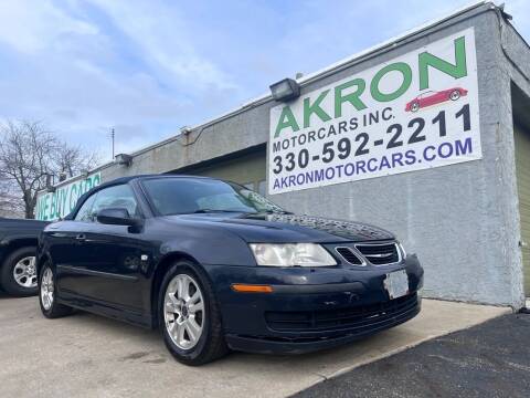 2006 Saab 9-3 for sale at Akron Motorcars Inc. in Akron OH