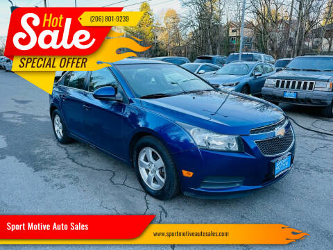 2012 Chevrolet Cruze for sale at Sport Motive Auto Sales in Seattle WA