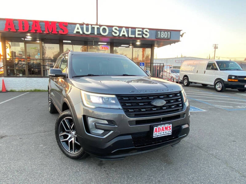 2016 Ford Explorer for sale at Adams Auto Sales CA in Sacramento CA