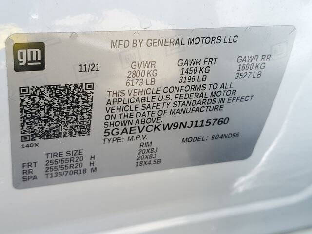 2022 Buick Enclave Avenir