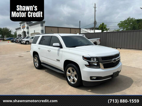 2016 Chevrolet Tahoe for sale at Shawn's Motor Credit in Houston TX
