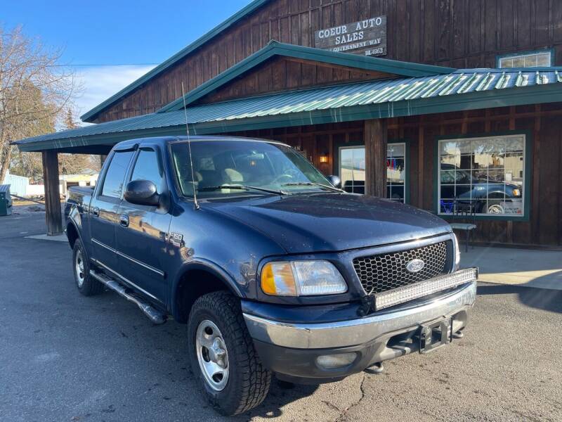 2002 Ford F-150 for sale at Coeur Auto Sales in Hayden ID