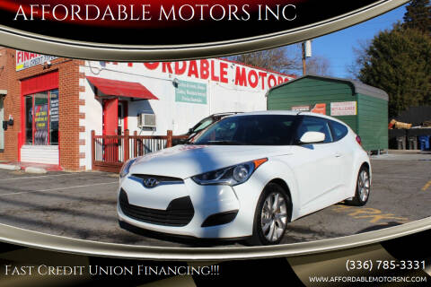 2016 Hyundai Veloster for sale at AFFORDABLE MOTORS INC in Winston Salem NC