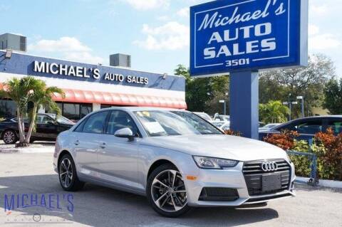 2019 Audi A4 for sale at Michael's Auto Sales Corp in Hollywood FL