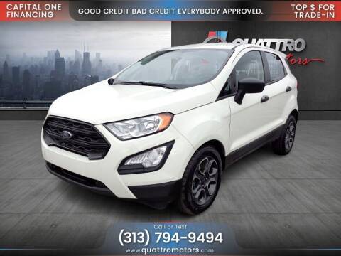2020 Ford EcoSport for sale at Quattro Motors 2 - 1 in Redford MI