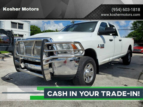 2017 RAM 2500 for sale at Kosher Motors in Hollywood FL