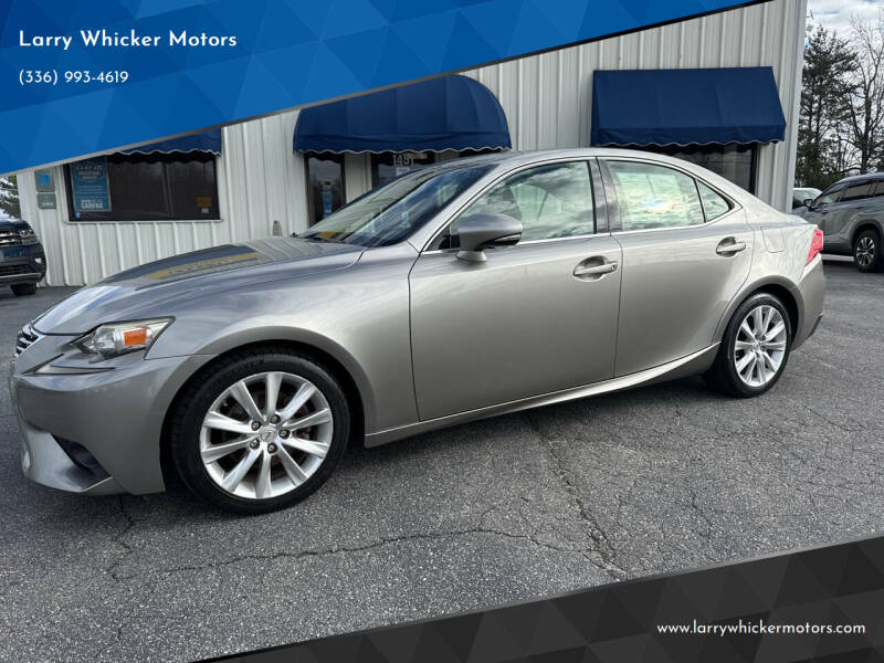 2014 Lexus IS 250 for sale at Larry Whicker Motors in Kernersville NC