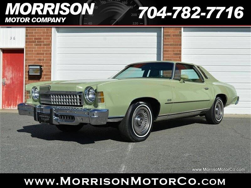 Used 1974 Chevrolet Monte Carlo For Sale Carsforsale Com