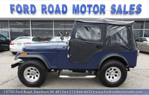 1976 Jeep CJ-5 for sale at Ford Road Motor Sales in Dearborn MI