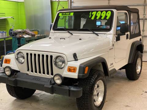 2004 Jeep Wrangler for sale at Ginters Auto Sales in Camp Hill PA