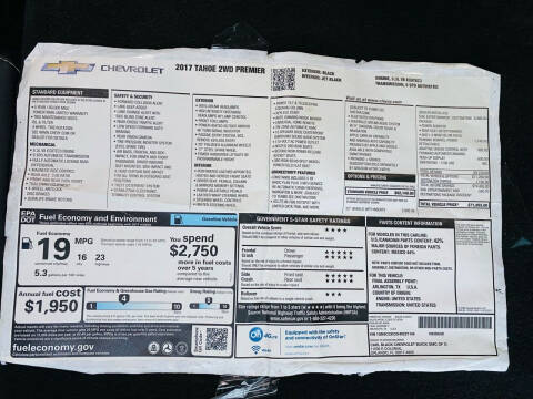 2017 Chevrolet Tahoe Premier