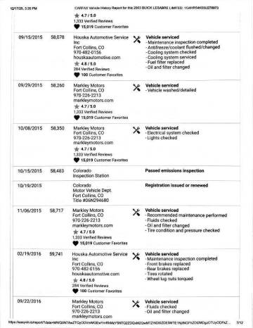 2003 Buick LeSabre Limited