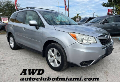 2015 Subaru Forester for sale at AUTO CLUB OF MIAMI, INC in Miami FL