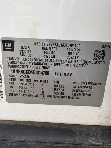 2014 Chevrolet Traverse LT