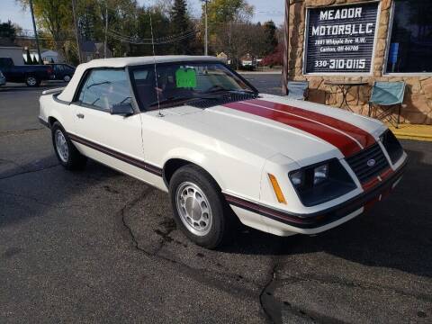 1983 Ford Mustang for sale at Meador Motors LLC in Canton OH