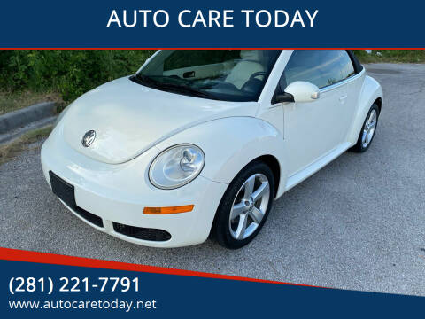 2007 Volkswagen New Beetle Convertible for sale at AUTO CARE TODAY in Spring TX