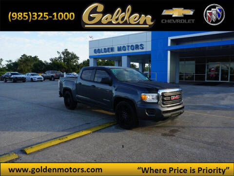 2015 GMC Canyon for sale at GOLDEN MOTORS in Cut Off LA