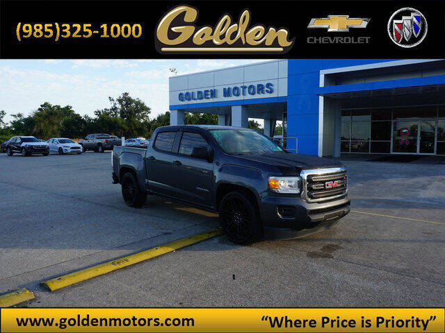 2015 GMC Canyon for sale at GOLDEN MOTORS in Cut Off LA
