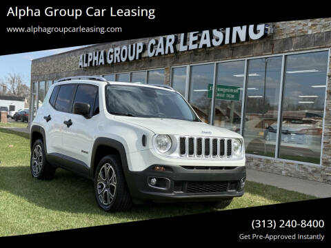 2015 Jeep Renegade for sale at Alpha Group Car Leasing in Redford MI
