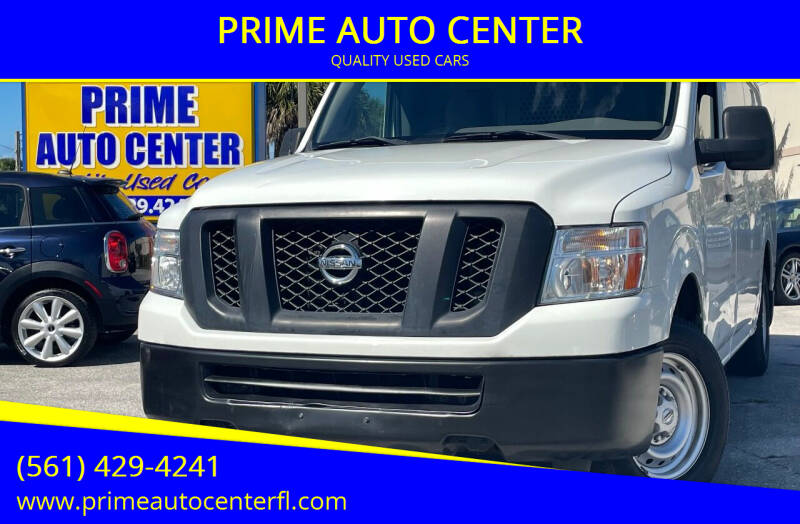2013 Nissan NV Cargo for sale at PRIME AUTO CENTER in Palm Springs FL