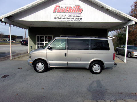 2000 Chevrolet Astro for sale at Foothills Used Cars LLC in Campobello SC