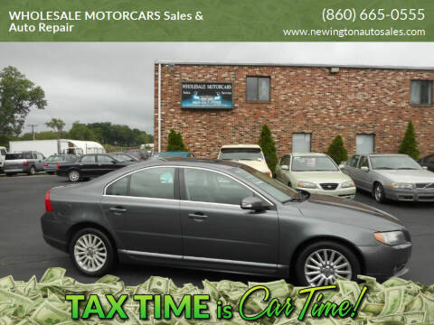 2007 Volvo S80 for sale at WHOLESALE MOTORCARS Sales & Auto Repair in Newington CT