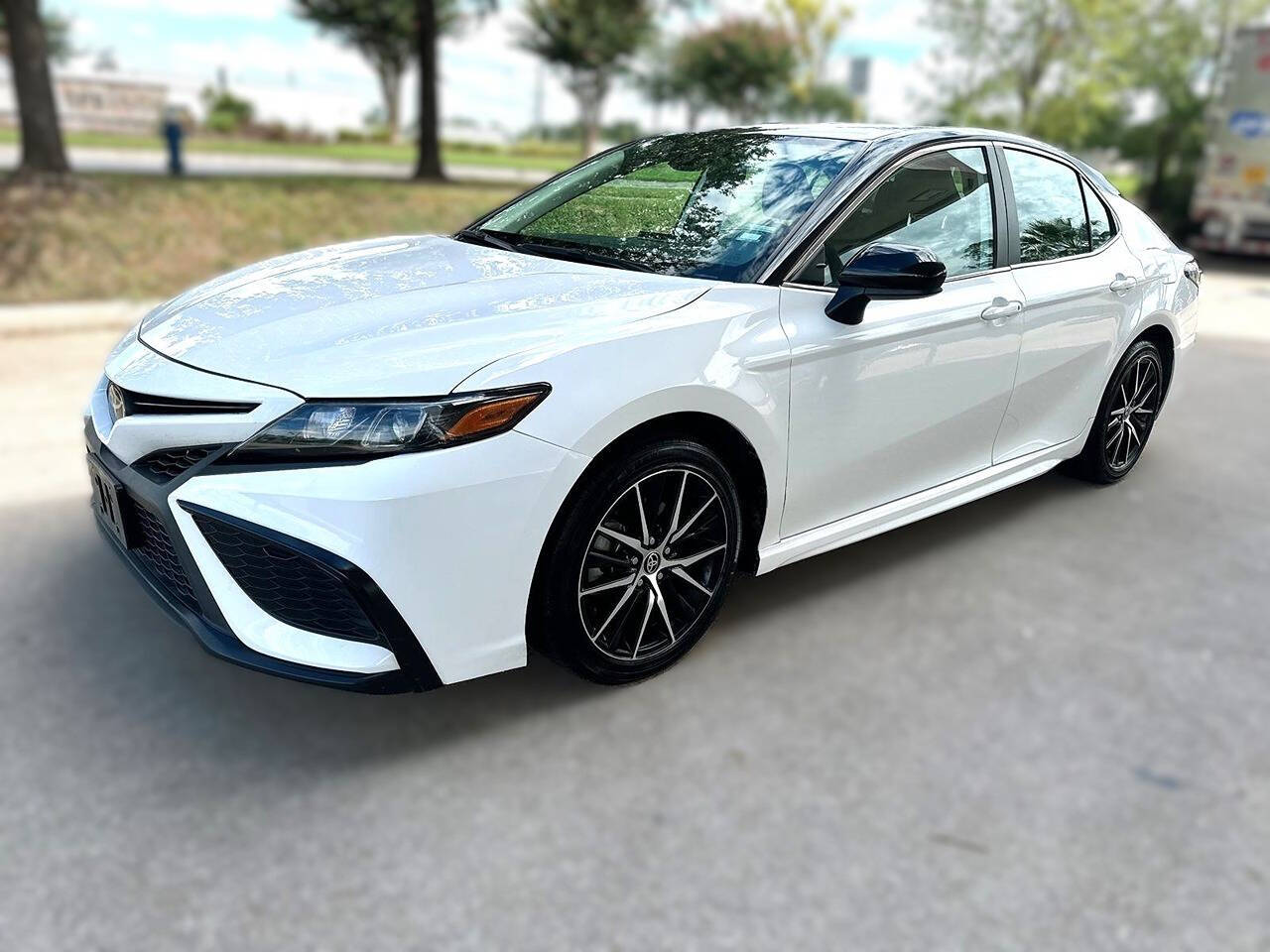 2021 Toyota Camry for sale at BLESSED MOTORS SALES in Houston, TX