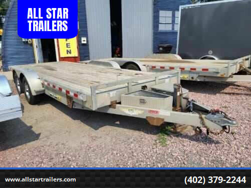  USED 20 FOOT TILTBED for sale at ALL STAR TRAILERS Used in , NE